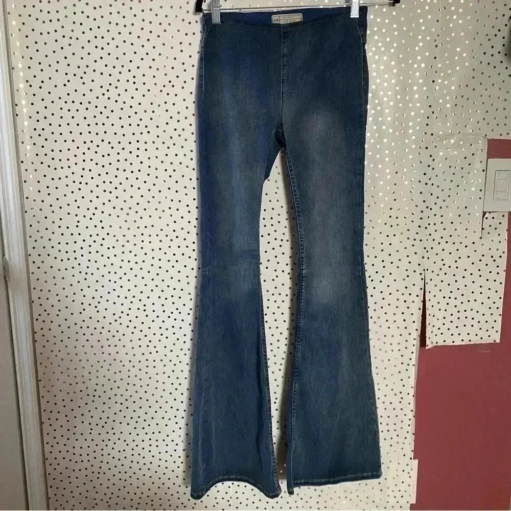 Free People Wide Leg Jeans